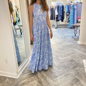 CK Bradley Maxi Printed Dress (with Pockets)